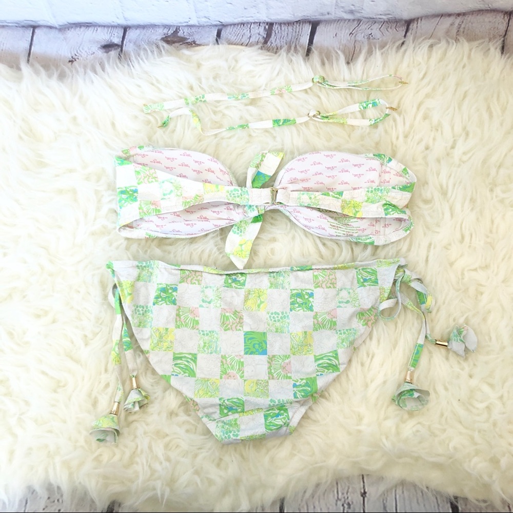 Lilly Pulitzer Lioness Patchwork Bikini Set - image 7